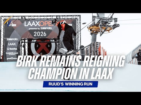 Birk Ruud wins back to back to back at the Laax Open | FIS Freestyle Skiing