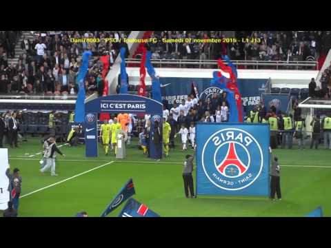PSG / TFC 07.11.2015 : 5-0 (L1 J13) 4/5 : Entrée des deux équipes