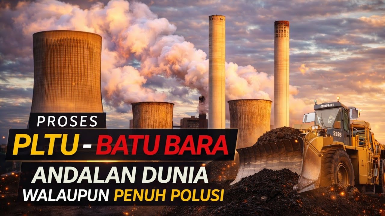 PLTU BATU BARA MASIH MENJADI ANDALAN LISTRIK DUNIA - PROSES PLTU MENGHASILKAN LISTRIK