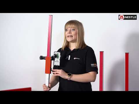 NESTLE Laserlatten sind das ideale Zubehör für das Arbeiten mit Rotationslasern