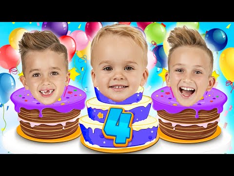 Feliz 4º aniversário, Cris! Festa de aniversário infantil com amigos