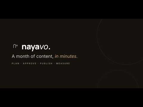 Nayavo video thumbnail