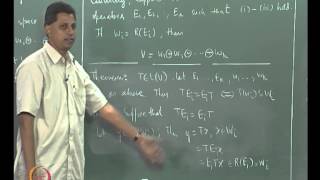 Mod-09 Lec-33 Direct Sum Decompositions and Projection Operators I