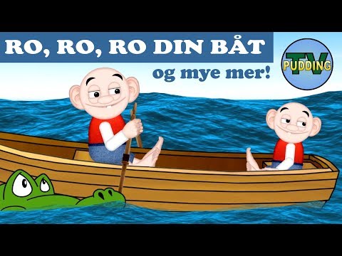 Ro, ro, ro din båt - og mye mer! | Norske barnesanger MIX