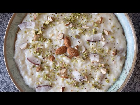 Rice Kheer Recipe • Chawal Ki Kheer • Pakistani Rice Pudding Recipe • How To Make Kheer Ki Recipe