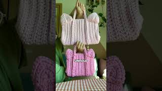 Crochet Book Bag 📚 #shorts #trending