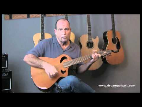Veillette Terzilla 12 String Acoustic Terz played by Steve James at Dream Guitars