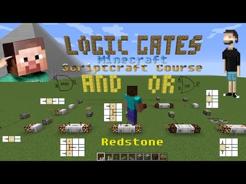 Adrián Blasco - Minecraft Programming Tutorial - Redstone Logic Gates