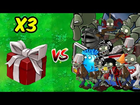 PVZ 1 Hybrid Challenge - 3 Random Hybrid Boxes Vs All Zombies - Who Will Win ?