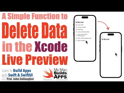 Bonus: Clear out data from SwiftUI Live Preview