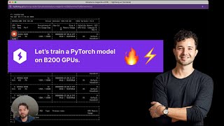 Let's train a PyTorch model on multiple B200 GPUs (multi-GPU training)