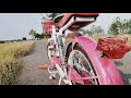 Modif Motor Jadi Sepeda Unik