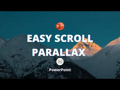 How To Create Easy Scroll Parallax Effect In PowerPoint 2021 | ✨ Parallax Effect ✨ | Deck Maker