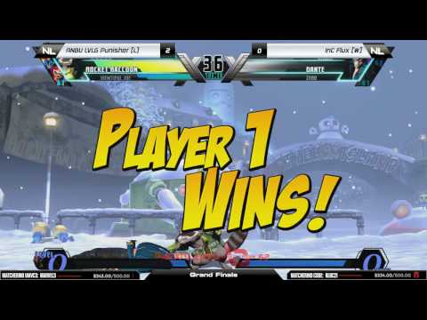 Punisher vs Flux Grand Final - Next Level Battle Circuit v.62 - Ultimate Marvel vs Capcom 3