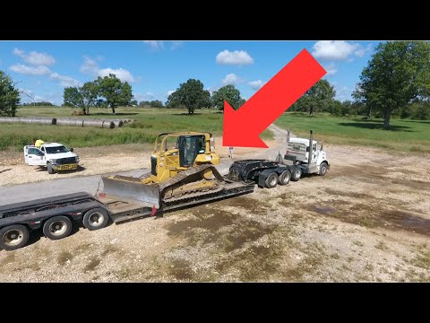 Transporting our NEW CAT d6N!