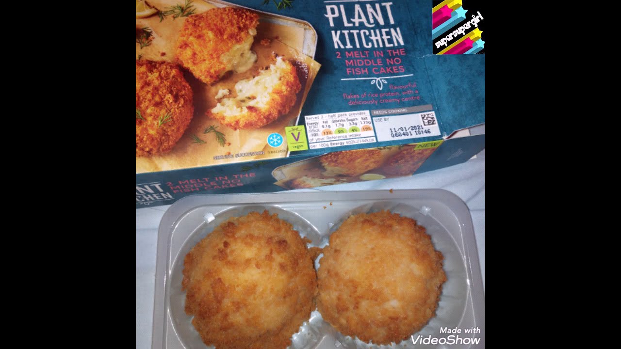 Watch video Marks and Spencers Plant Kitchen melt in the middle no fish cakes Now Marks and Spencers Plant Kitchen melt in the middle no fish cakes
