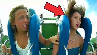 12 Times Girls Passed Out On Slingshot Rides