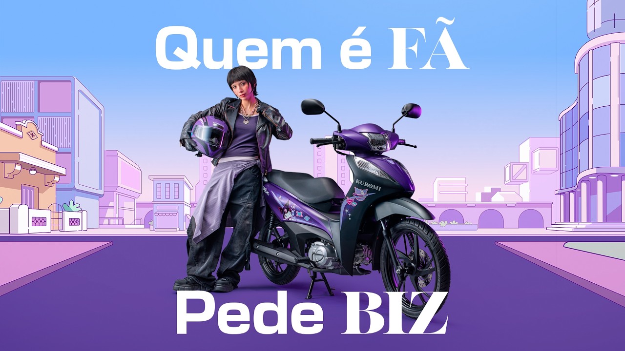 Honda Biz Kuromi - Quem é fã pede Biz