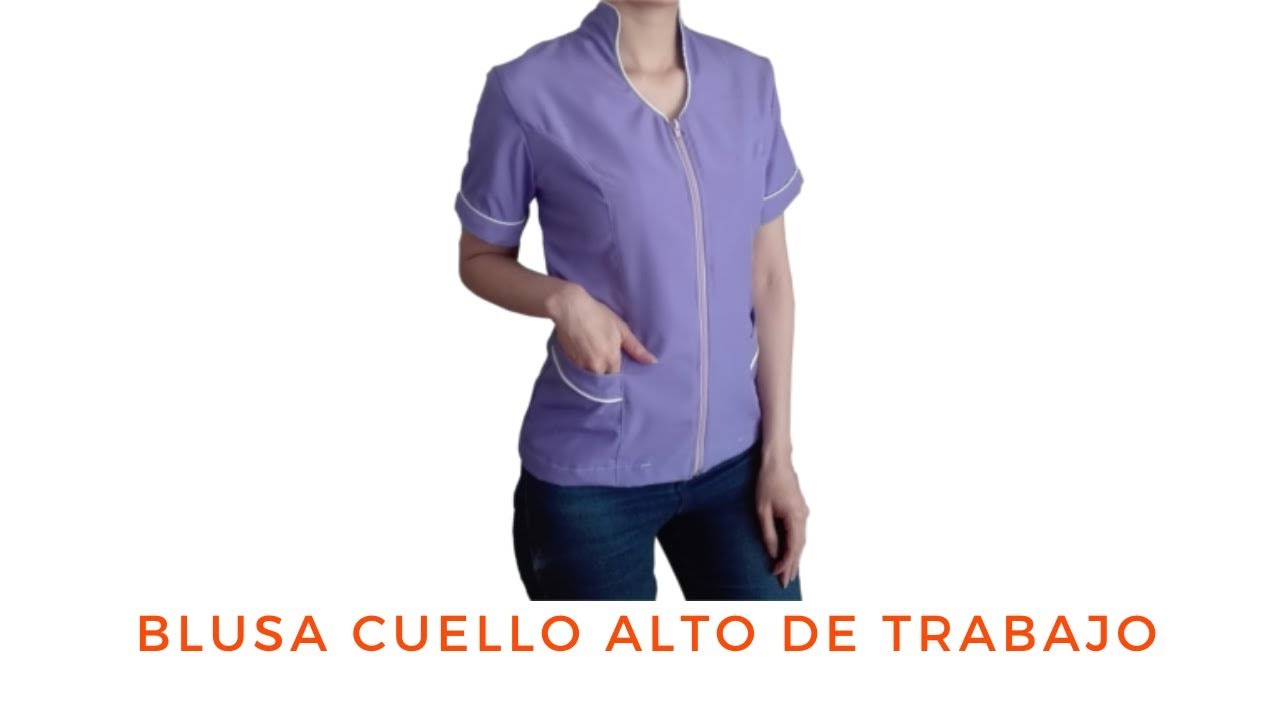 Watch BLUSA CUELLO ALTO DE TRABAJO/DOTACIÓN/Cómo hacer/Paso a paso/Confección Now BLUSA CUELLO ALTO DE TRABAJO/DOTACIÓN/Cómo hacer/Paso a paso/Confección