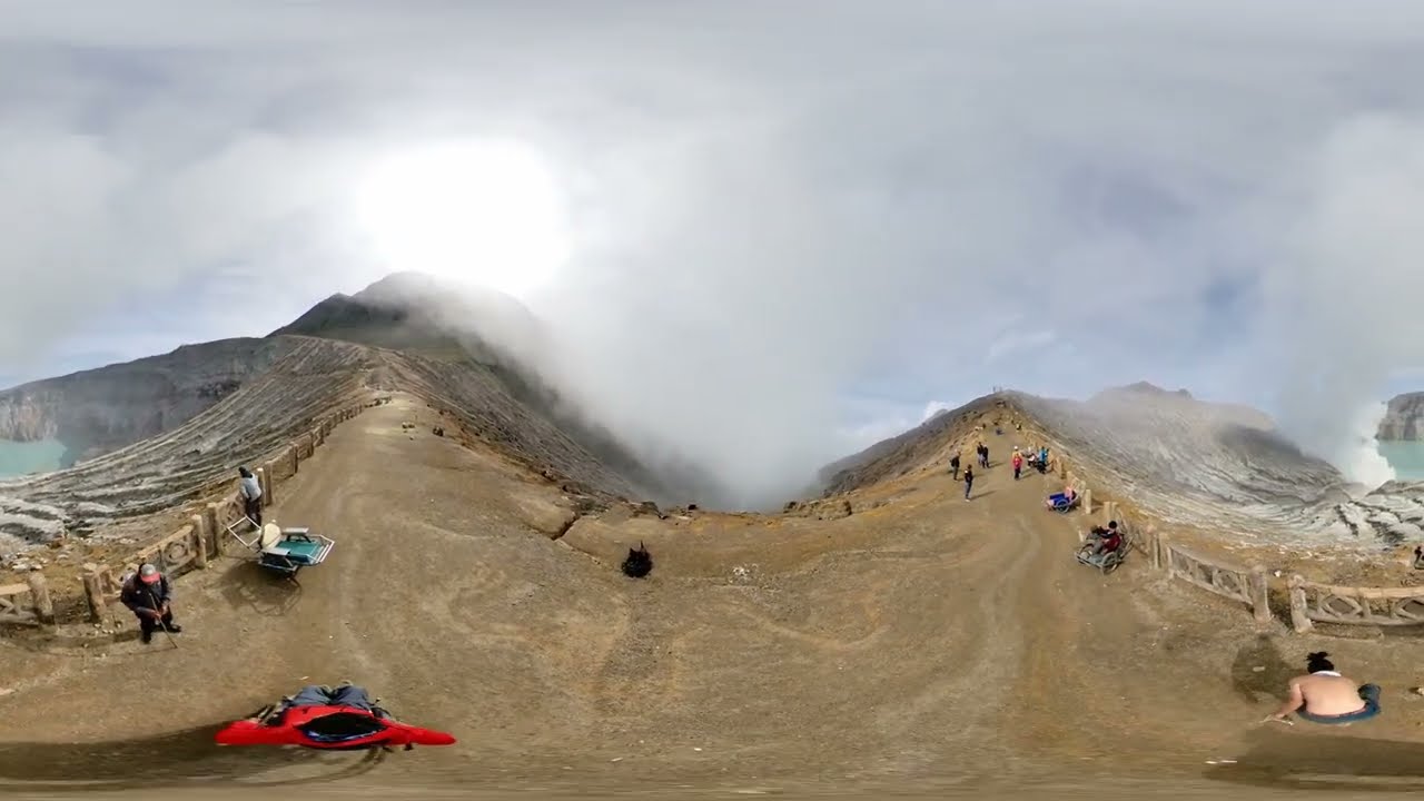 Kawah ijen , East Java, Indonesia 360VR Ep12 : Wheelwego360°