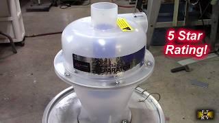 THIS REALLY WORKS! SEPARATES YOUR WET/DRY SHOP VACUUM DEBRIS!  Cen-Tec Dust Collection Separator!