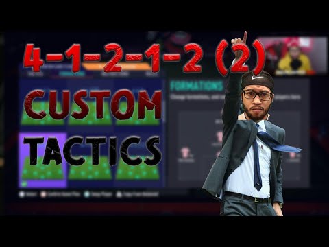 *NEW TACTICS ALERT* 4-1-2-1-2 (2) is the BEST tactic in the game! FULL FIFA 21 CUSTOM TACTICS