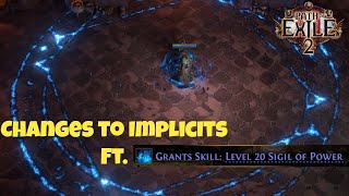 [PoE2] Changes to Implicit Skills in 0.4 ft. Sigil of Power