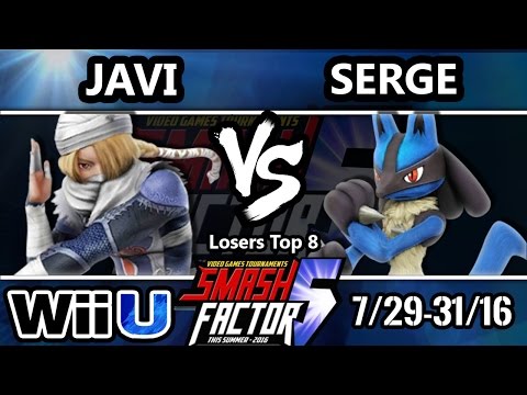 SF5 Smash 4 - Javi (Cloud, Sheik) Vs. SC SF | Serge (Lucario) SSB4 Losers Top 8 - Smash Wii U