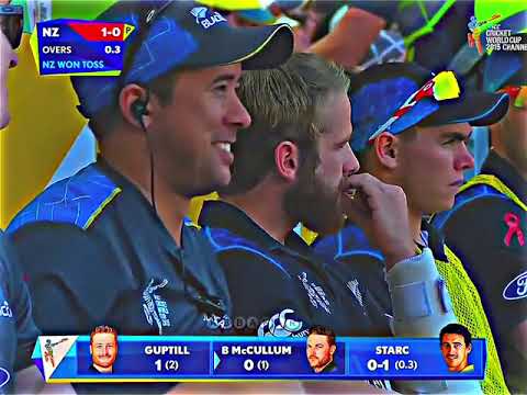 Australia vs newzland world 2015 final first over of Michel starc in the Michel Clark captaincy 