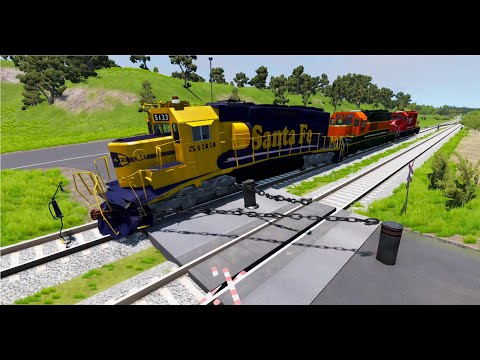 Train vs Giant Chain   BeamNG Drive | beamng drive crashes |