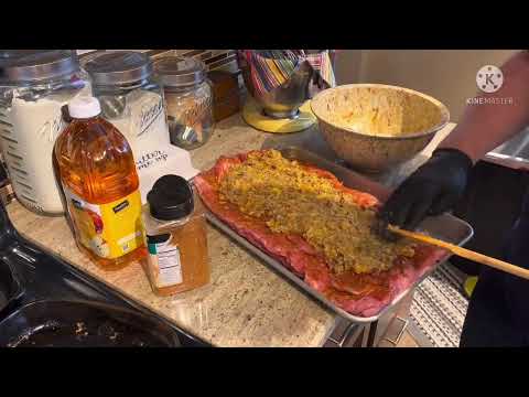 Smoked Stuffed Pork Loin