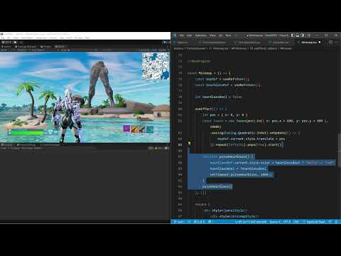 Re-creating Fortnite UI with UI Toolkit transitions using Typescript + Preact