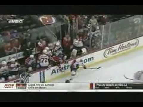 Stephen Gionta get's hit Vs Florida Panthers (April 20th)