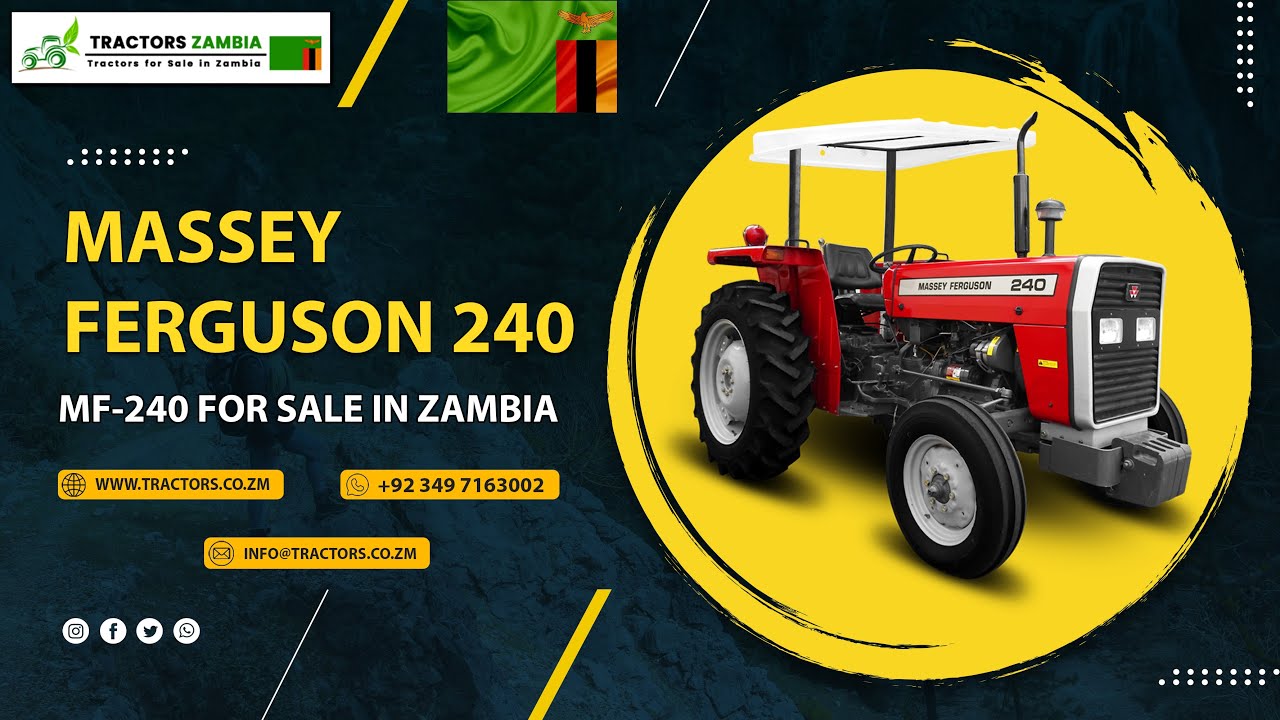 Massey Ferguson MF-240 50hp Tractor for sale in Zambia