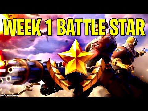 *NEW* FORTNITE WEEK 1 SECRET BATTLE STAR LOCATION GUIDE SEASON 9 BATTLE ROYALE