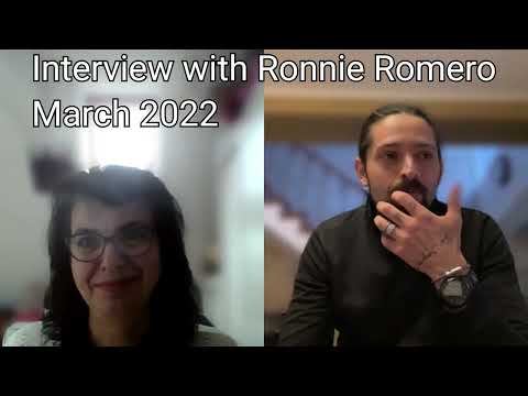 Interview with rock singer Ronnie Romero on his upcoming solo album 'Raised On Radio'