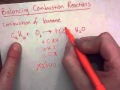 Balancing Combustion Reactions