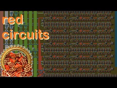 MASSIVE -red circuits- production, belt based Factorio