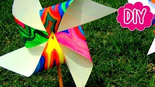 DIY PINWHEEL Easy Kids Science