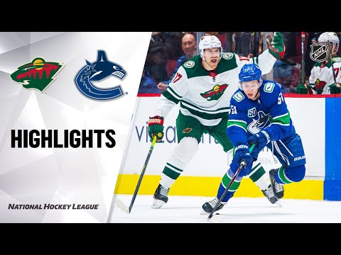 NHL Highlights | Wild @ Canucks 02/19/20