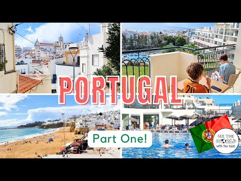 PORTUGAL - Parte 1! || Cidade Velha de Albufeira e 99 Passos | Aldi Português | Cerro Mar Garden Aparthotel