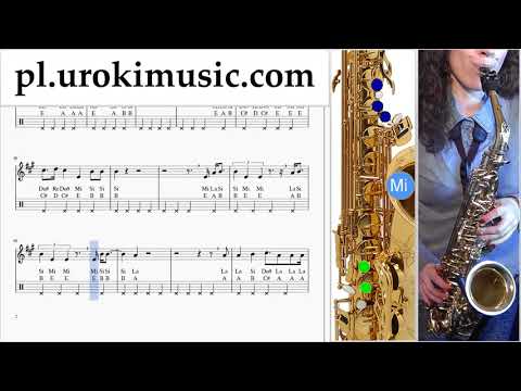 Jak Grać Na Saksofonie (Altowy) Maroon 5 - Girls Like You ft. Cardi B Tabulatura Lekcje um-i463