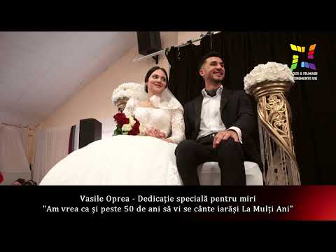 Vasile Oprea dedicatie pentru mire si mireasa. Vasile si Mariana. Rugul Aprins Leeds