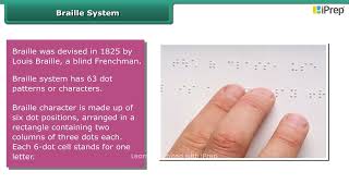 What is the Braille System | Light | Science | Class 8 | iPrep