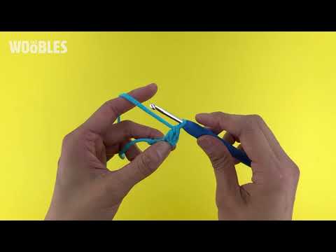 Double crochet in a foundation chain