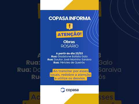 Copasa Informa _ Rio pomba - MG