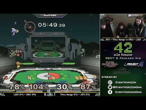 Construct 125 - Thicc Mango + JSP3 Vs ORLY + CPU Gannon - Melee Doubles