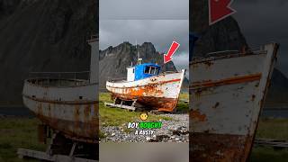 Download lagu Boy bought a rusty boat #shortsfeed #youtubeshorts #shorts #viral #viral-shorts mp3
