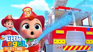 Little Red Firetruck| Fun Sing Along Songs by Little Angel Playtime
