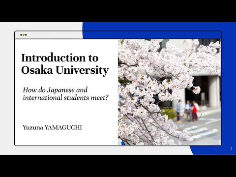 Student Life at Toyonaka Campus｜Global Student Ambassadors｜Introduction to The University of Osaka